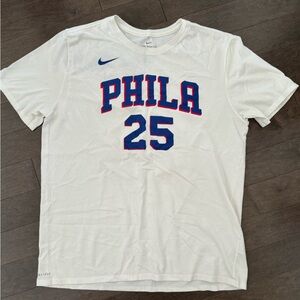 Nike Ben Simmons Philadelphia 76ers XL Basketball Short Sleeve Tee
